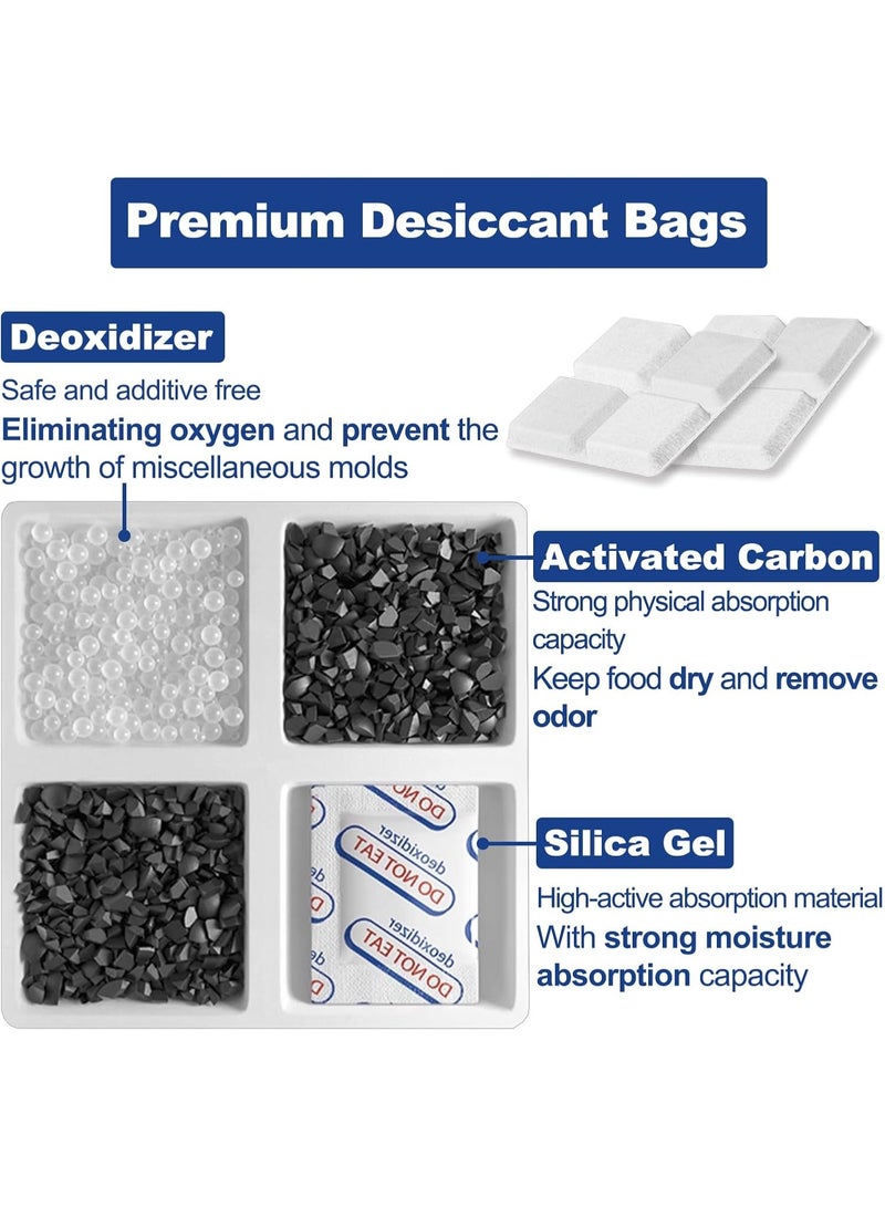 Pet Food Desiccant Bag, 12 Pack, Compatible with Petlibro Automatic Cat Feeder, Silica Gel, Deoxidizer, Activated Carbon, Keeps Pet Food Dry and Fresh - Image 4